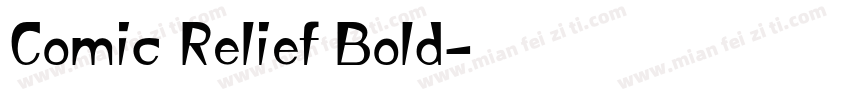 Comic Relief Bold字体转换